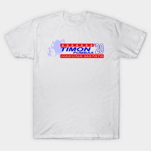 Timon & Pumbaa Presidential Campaign T-Shirt